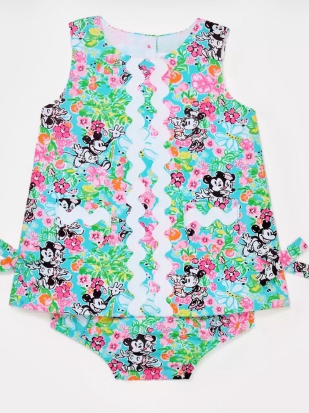 NWT Lilly Pulitzer Disney Baby Lilly Shift Dress Sz 3-6 mos.